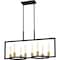Quoizel Telfair 8-Light Matte Black Island Light QLC5631MBK - alternate 1
